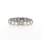 Diamond Eternity Band With Pave Detail